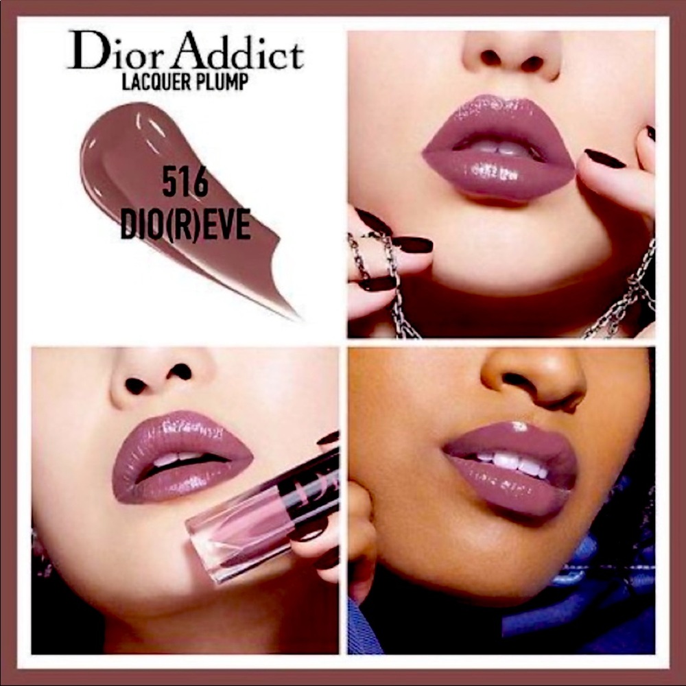 NEW DIOR ADDICT LACQUER PLUMP #516 DIO(R)EVE